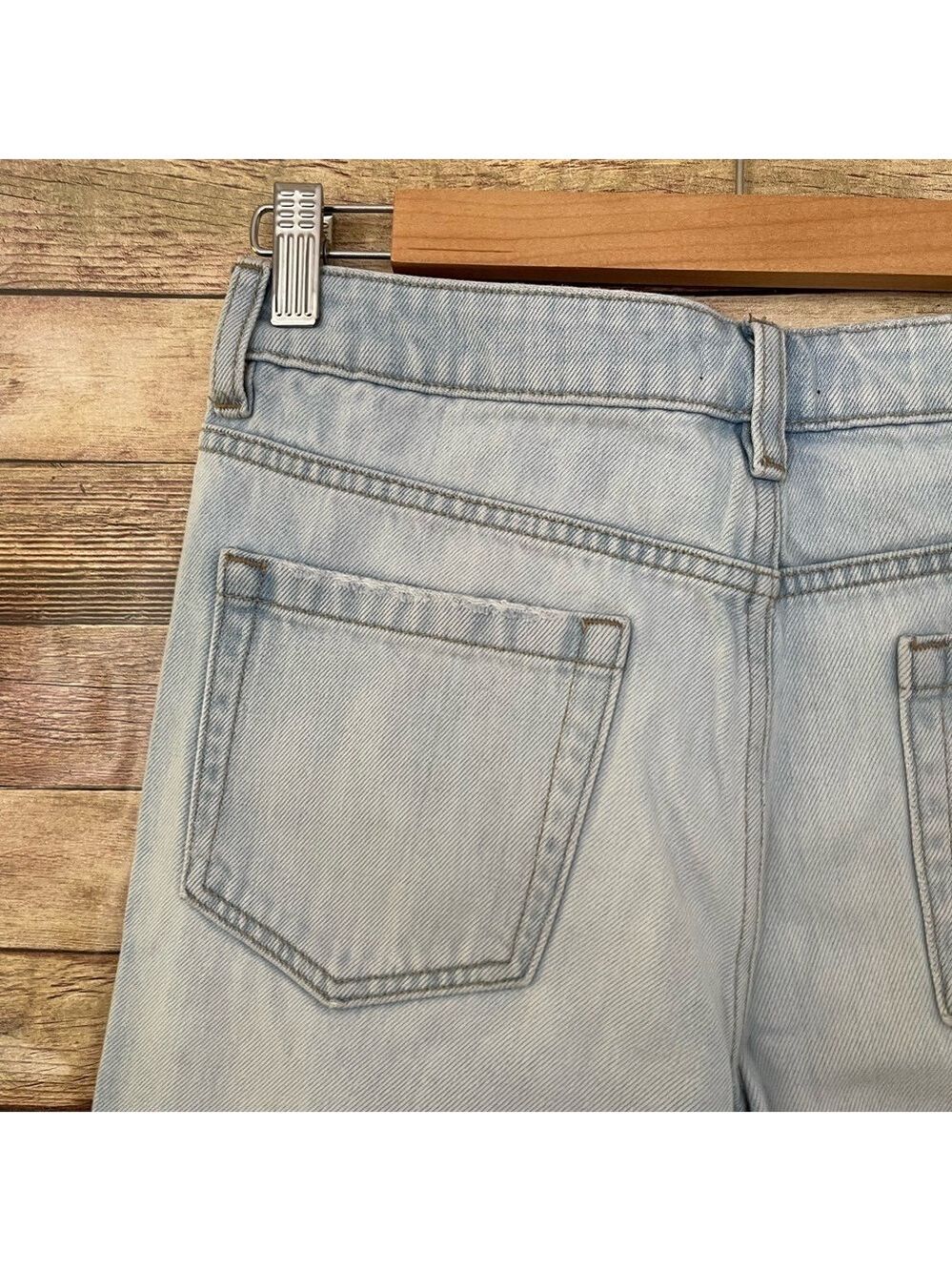 1. State Essentials Corsica Light Wash Distressed Designer Jeans Womens 27 - Picture 7 of 11